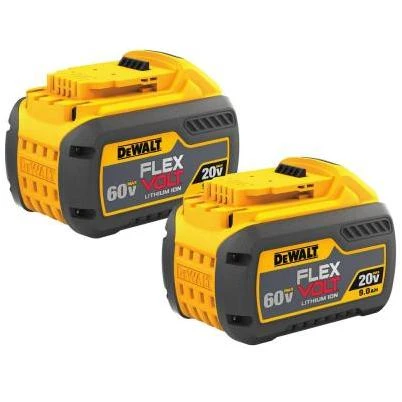 FLEXVOLT 20-Volt/60-Volt MAX Lithium-Ion Battery Pack (2-Pack)