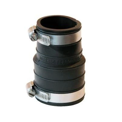 Fernco Schedule 40 1-1/2 in. Socket X 1-1/2 in. D Socket PVC Flexible Coupling 1 pk