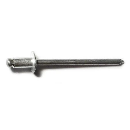 5/32 X 5/16 Aluminum Dome Head Blind Pop Rivets - Short Length