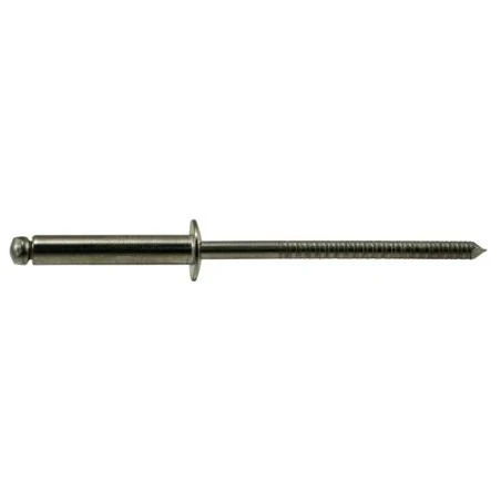 1/8 X 3/8 X 1/2 Stainless Steel Dome Head Blind Pop Rivets - 18-8 Grade