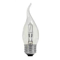 Satco 02447 - 43EFF/HAL/120V/E26 CARD S2447 Decorative Halogen Light Bulb