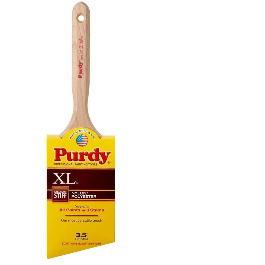 Purdy XL Glide Natural Bristle Angle 3.5-in Paint Brush