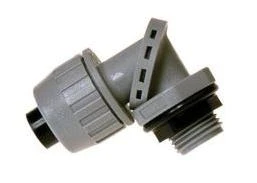 4733-8 90 Degree Liquidtight Swivel Connector, 0.75 Inch Trade Size Nonmetallic