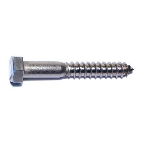 1/2 Inch X 4 Inch Stainless Steel Hex Lag Screws - Heavy Duty Fasteners