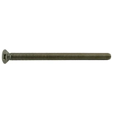 1/4-20 X 6 Stainless Steel Phillips Flat Head Machine Screws - Pack Of 100