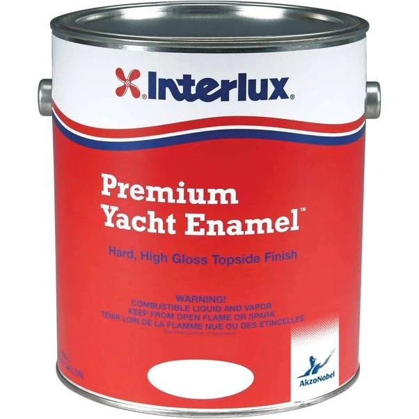 Premium Yacht Enamel Topside Paint, Gunmetal Gray, 1 Gallon