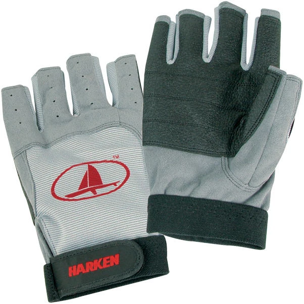 3/4 Finger Black Magic Sailing Gloves - Green/black - Sport Classic Model
