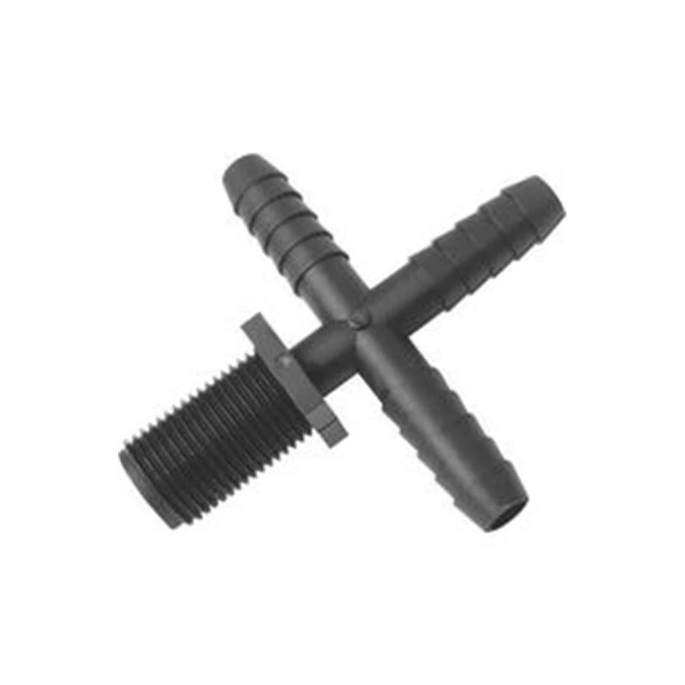 Green Leaf Inc Cross Poly 3/8Barbx11/16M Un T 38 C P 1PK