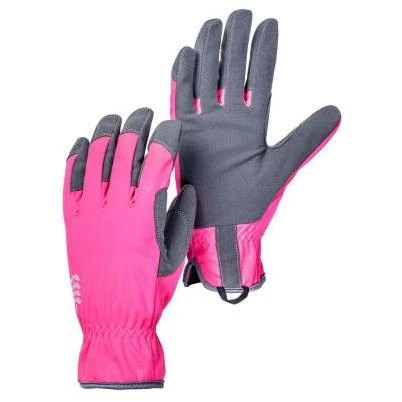 Large Size 9 Pink/Grey Gardening Gloves