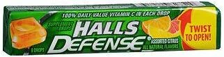 HALLS VITAMIN C DROP-ASST