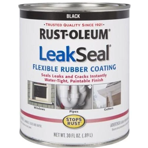 Rust-oleum 279614 0.5 Pint Leakseal Brush-on Paint, Crystal Clear