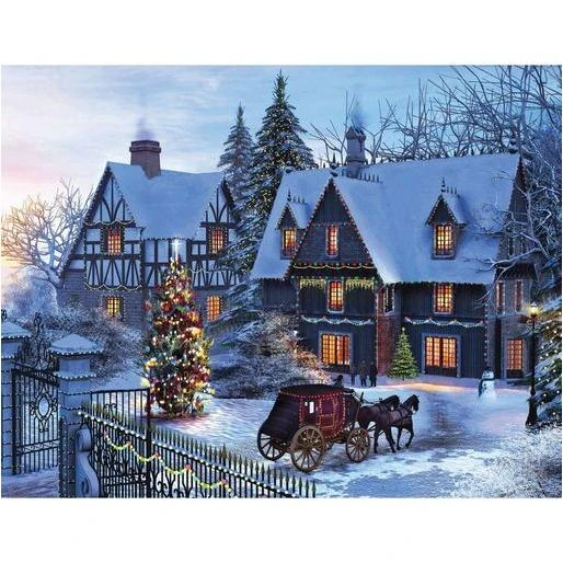 Home For Christmas 350 Piece Jigsaw Puzzle - Festive Holiday Fun