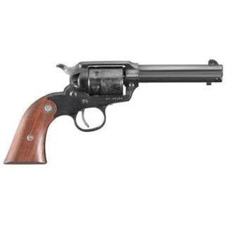 Bearcat Standard 22 Long Rifle 4 In. 6 Round Blued Revolver With Rosewood Grip