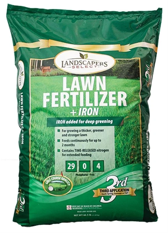 FERTILIZER W/IRON 29-0-4 5M