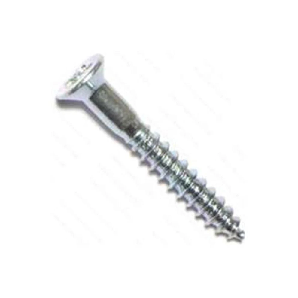Midwest Fastener 02557 Series Screw, 100 PK, #8 Thread, 1-1/4 in L, Coarse Thread, Flat Head, Phillips Drive, Steel