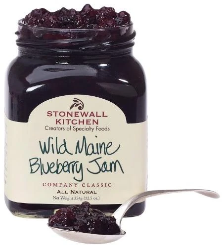 Wild Maine Blueberry Jam 12.5 Oz - Gourmet Fruit Spread