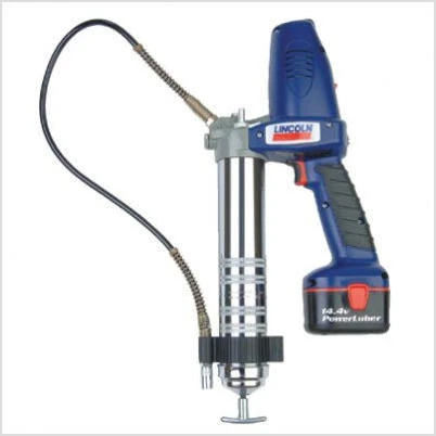 "PowerLuber 2 Speed Heavy Duty Cordless Grease Gun, 7500 psi, 2 Battery, 14.4 V"