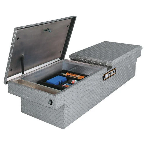 Delta Pro PAC1598000 Aluminum Rear-Hinged Dual Lid Full-size Crossover Truck Box (Bright)