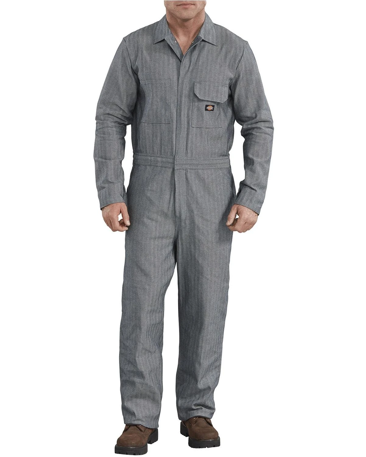 Men's Big and Tall Cotton Coverall - Fisher Stripe 48977