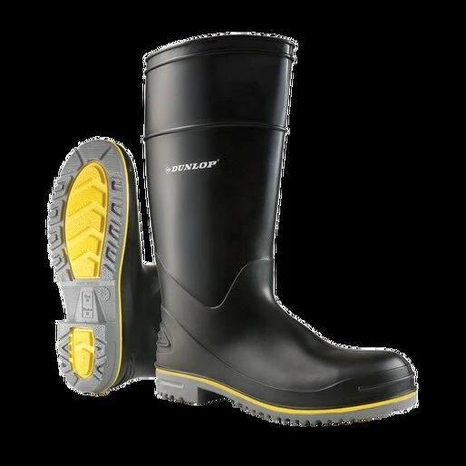 8990414 15 in. Mens Polyflex 3 Plain Toe Knee Boots&#44; Size14