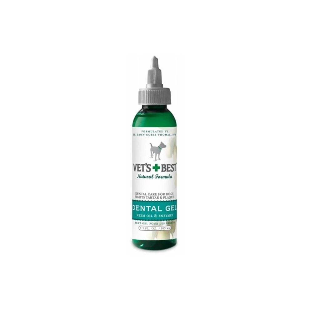 018VB-0096 Vets Best Dental Gel for Dogs  3.5 ounce