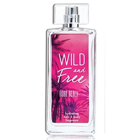 Wild and Free Boho Beach Hydrating Hair & Body Fragrance by Tru Western, Perfumes for Women - Coconut Water, Jasmine, Vanilla, Musk, Water Lily, and Pink Amber - 3.4 oz 100 mL