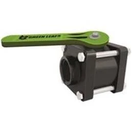 Green Leaf 0037952 4-Bolt Full Port Ball Valve&#44; 1.50 in.&#44; 150 PSI - Polypropylene