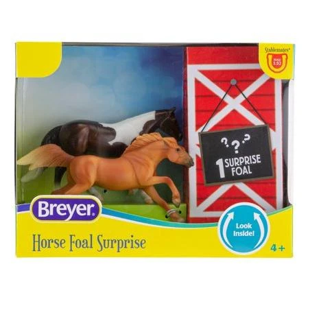 Breyer Horses - Stablemates 1:32 Scale 3 Horse Set, Mystery Horse Foal Surprise