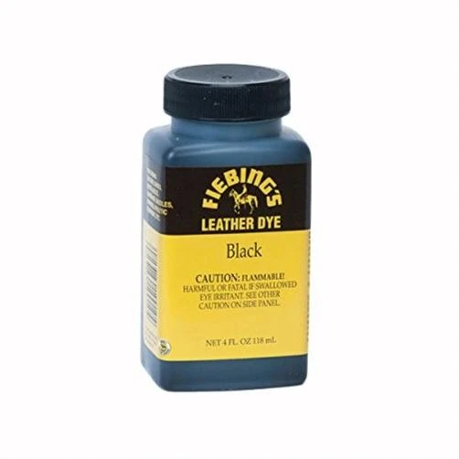 D-088-10010 Leather Dye Black 4 Ounce Alcohol Based