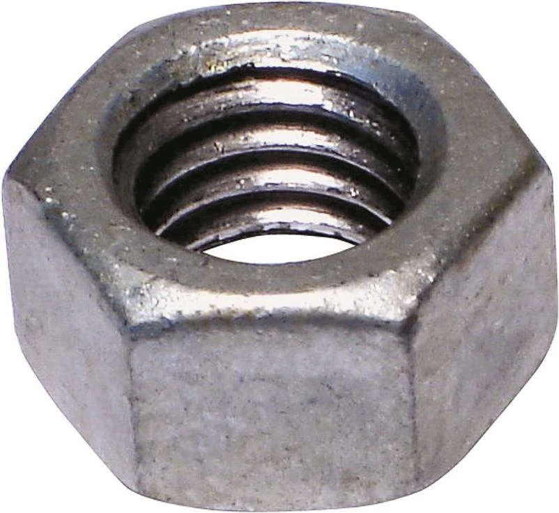 Midwest Fastener 05617 Hex Nut, Coarse Thread, 3/8-16 Thread, Galvanized