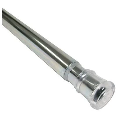 Shower Stall Rod, Adjustable, Chrome, 24 to 40-In.