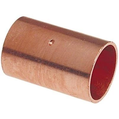 1-1/4 in. Copper Pressure C x C Coupling with Stop