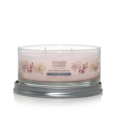 Yankee Candle Pink Cherry Vanilla Signature 3-Wick Tumbler Candle