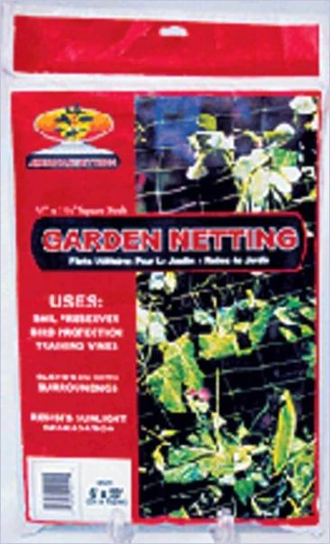 American Nettings & Fabric 112611918 GN612 6 x 12 ft. Green Garden Netting