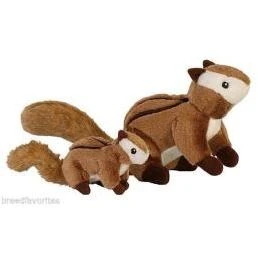 Wildlife Chipmunk With Chew Guard Technology Large Plush Dog Toy