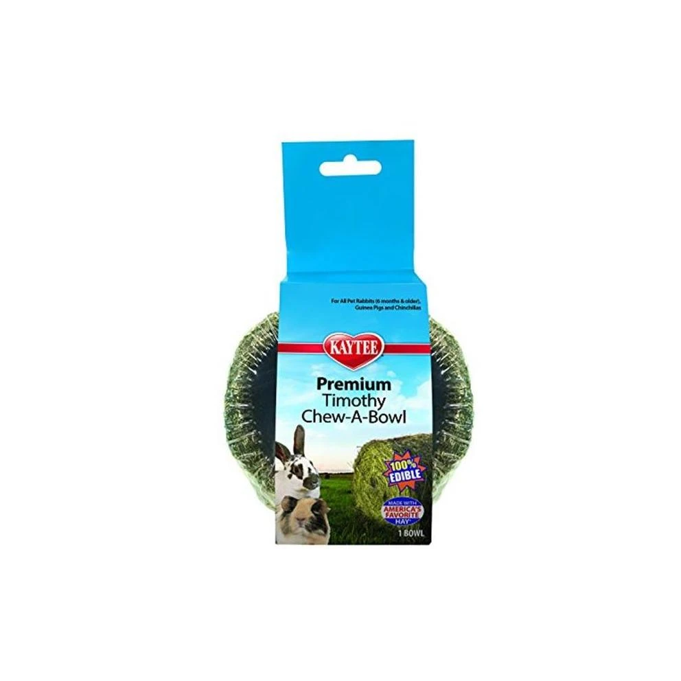 Premium Timothy Chew-a-bowl For Small Animals 8 Ounces