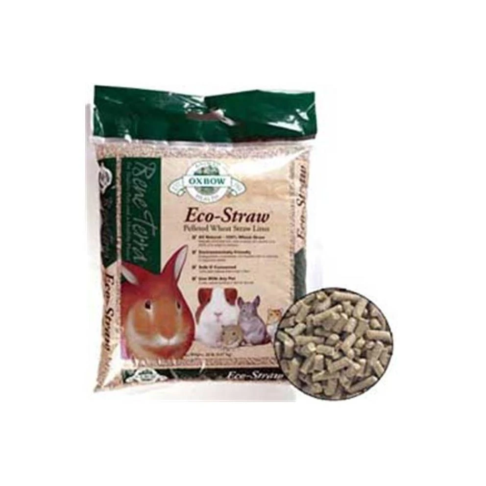 Eco Straw Pelleted Wheat Straw Litter For Small Animals, 20 Lbs., Tan/transparent