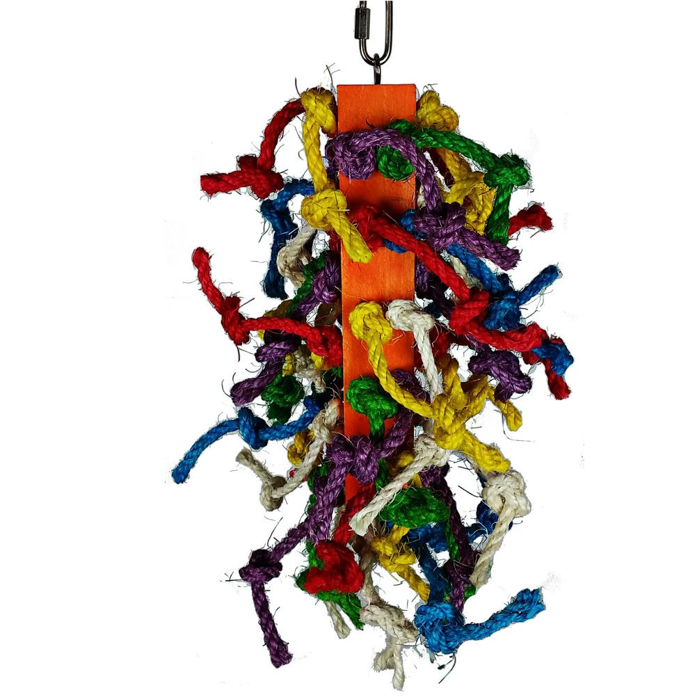 Large Preening Bird Toy - 12x16 Inches For Parrots And Birds