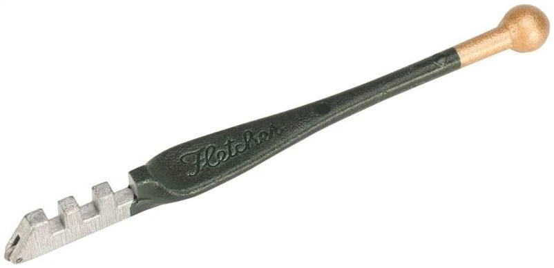 FLETCHER 01-128/07-CP Ball End Glass Cutter, 0.75 to 1.5 mm Cutting Capacity, Steel Body