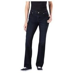 Dickies Fd136dsw Women's Relaxed Straight Leg Denim Jean Dark Stonewash Indigo Size 14 Regular