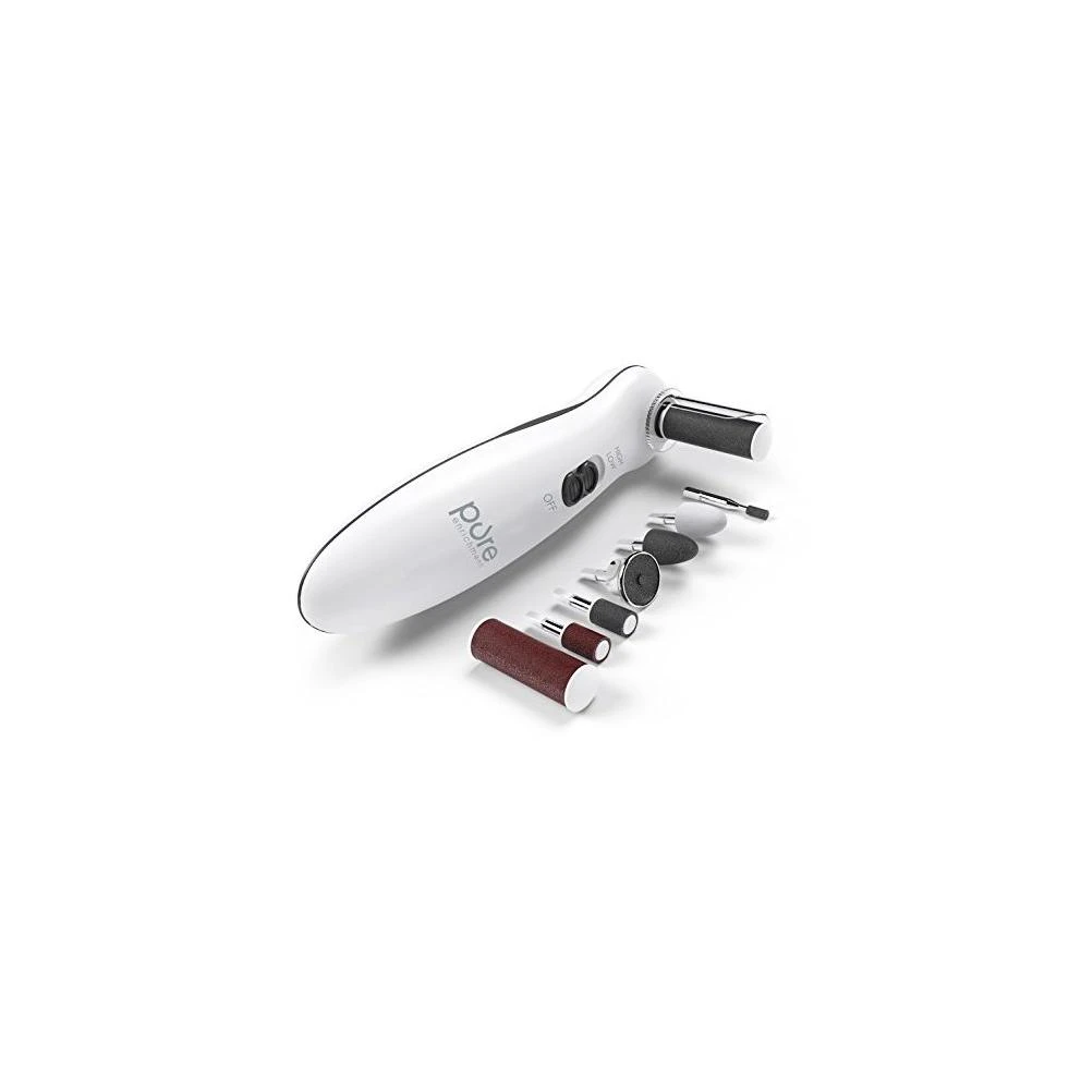 Pure Enrichment Purepedi Deluxe 10-piece Manicure And Pedicure Kit With Electric Nail File