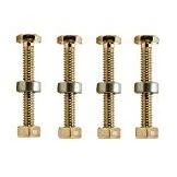 4 Pack, Snowblower Shear Pin, Spacer & Nut Replaces Murray Noma 301172, 500026MA, 1501216MA - 1/4" X 20 X 1.75"