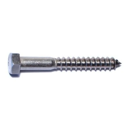 3/8 X 3 Stainless Steel Hex Lag Screws - 18-8 Grade, Heavy Duty Fasteners