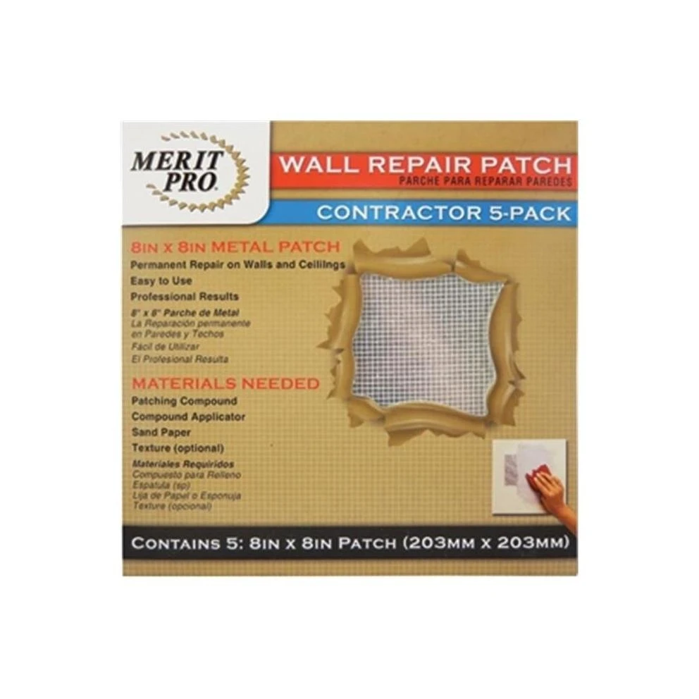 3225 8 x 8 in. Contractor Wall Repair Patch - 5 Pack