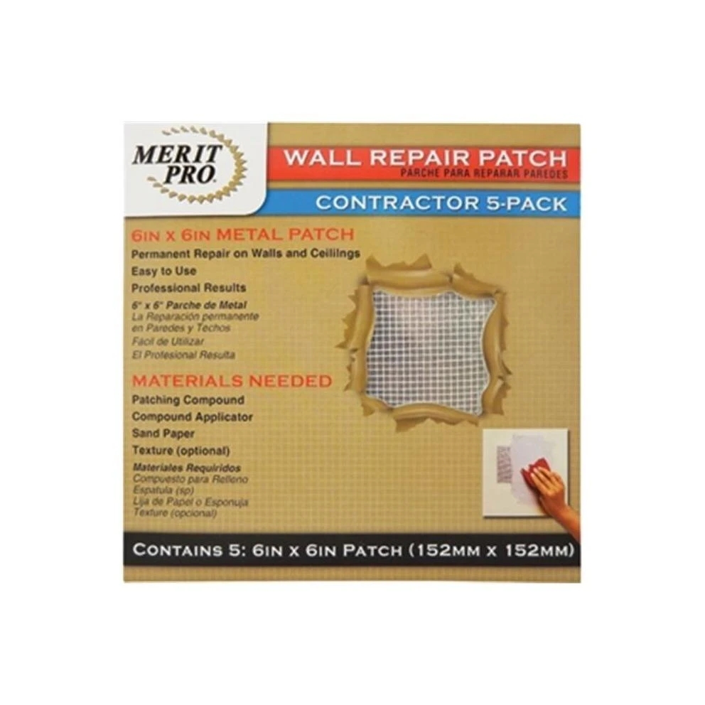 3220 6 x 6 in. Contractor Wall Repair Patch - 5 Pack