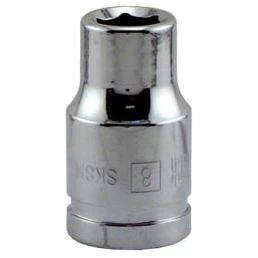 Saw 8mm X 3/8 Inch Drive 6 Point Socket Metric Sk8m