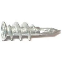 Midwest Fastener 10420 Hollow Wall Anchor with Screw, #8 Thread, 1-1/4 in L, Zinc, 75 lb