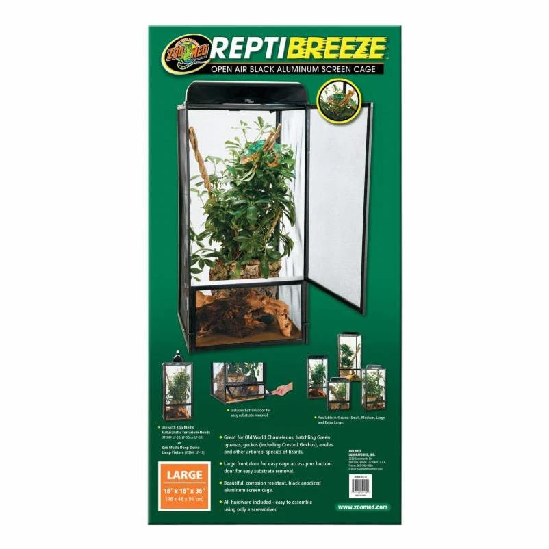 Zoo Med Reptibreeze Open Air Screen Cage