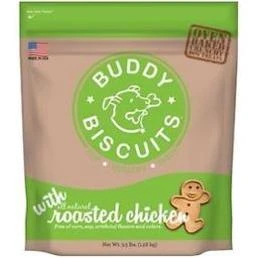 Cloud Star & Whitebridge Pet CW12303 Buddy Biscuits Original Roasted Chicken Pet Food