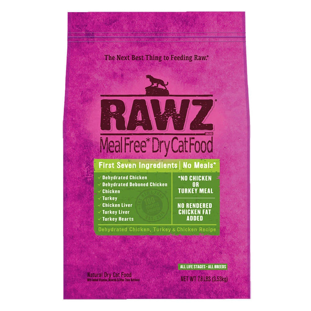 Chicken And Turkey Cat Food 7.8 Pound Bag - Grain Free, High Protein